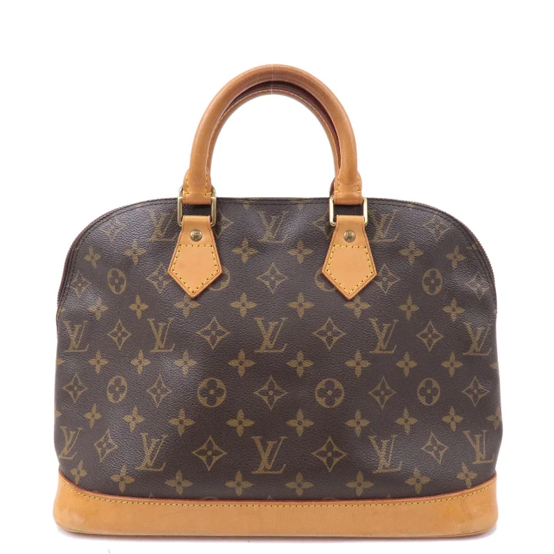 Louis Vuitton Monogram Alma Hand Bag Brown M51130