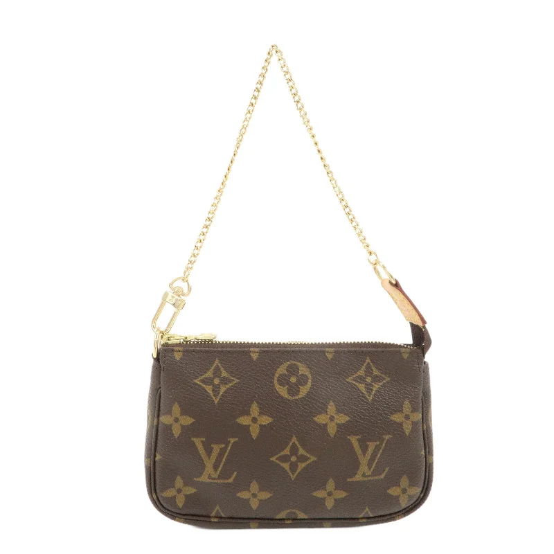 Louis Vuitton Monogram Mini Pochette Accessoires Pouch M58009