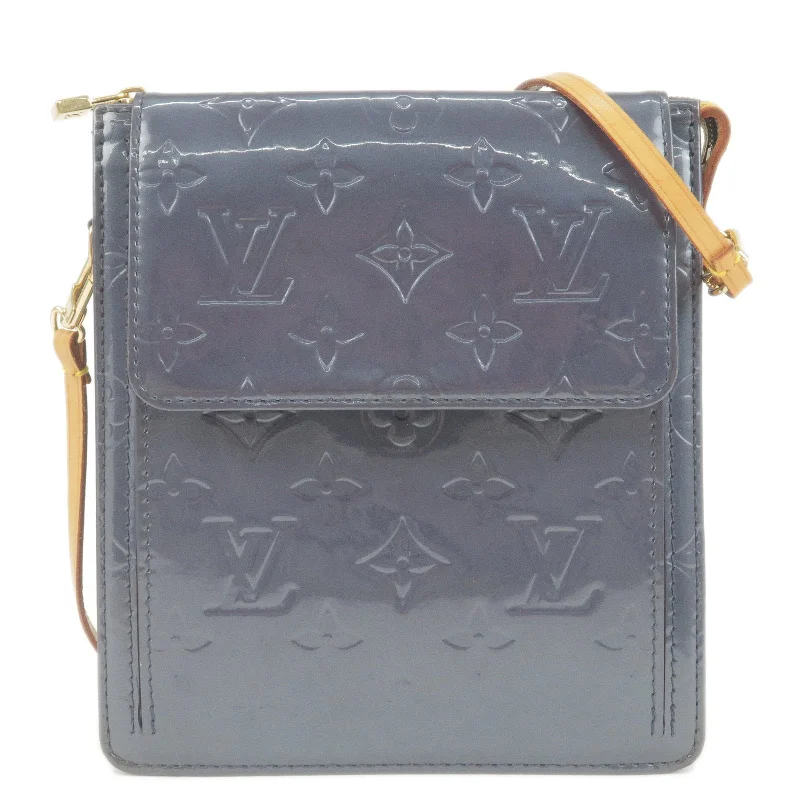 Louis Vuitton Monogram Vernis Mott Shoulder Bag Indigo M91338