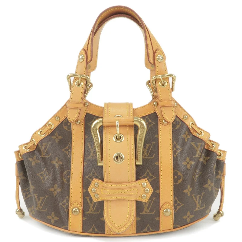 Louis Vuitton Monogram Theda GM Hand Bag Purse M92393