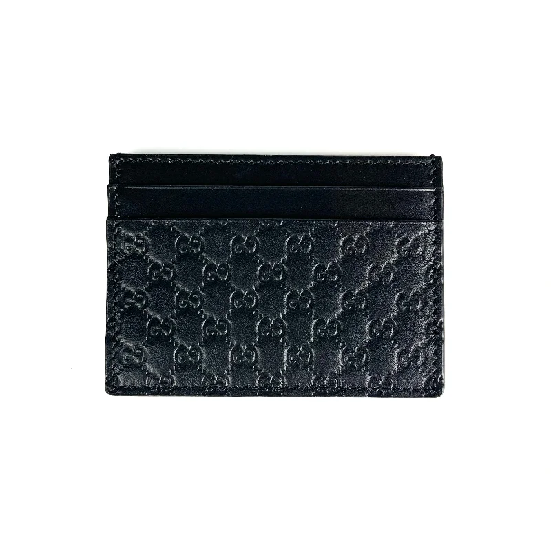 Monogram Card Holder Black