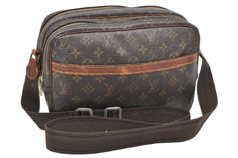 Authentic Louis Vuitton Monogram Reporter PM Shoulder Cross Bag M45254 LV 6237K