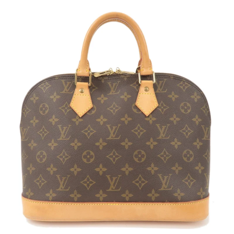 Louis Vuitton Monogram Alma Hand Bag Brown M51130