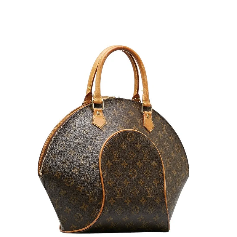 Louis Vuitton Monogram Ellipse MM Handbag M51126 Brown PVC Leather  Louis Vuitton