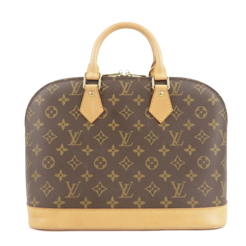 Louis Vuitton Monogram Alma Hand Bag Brown M51130