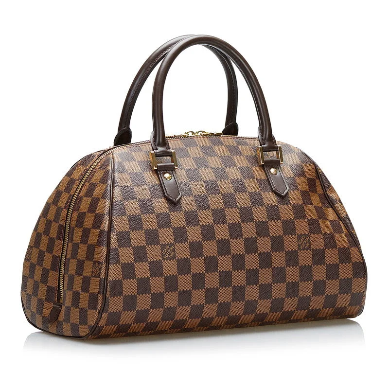 Louis Vuitton Damière Rivera MM Handbag N41434 Brown PVC Leather  Louis Vuitton