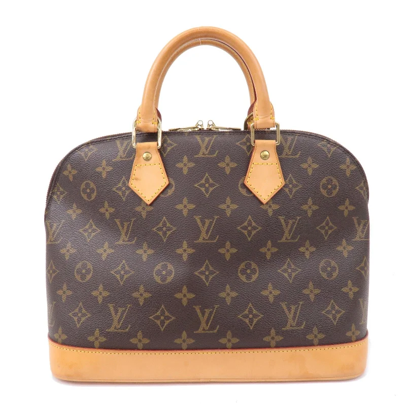 Louis Vuitton Monogram Alma Hand Bag Brown M51130