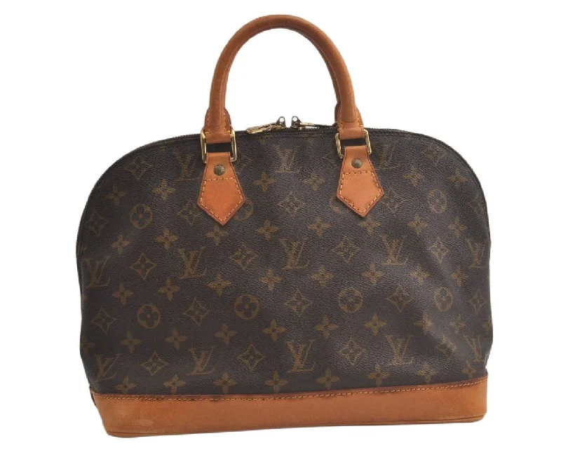 Authentic Louis Vuitton Monogram Alma Hand Bag Purse M51130 LV 6157K