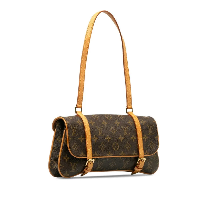 Louis Vuitton Monogram M51157 Shoulder Bag PVC/Leather Brown