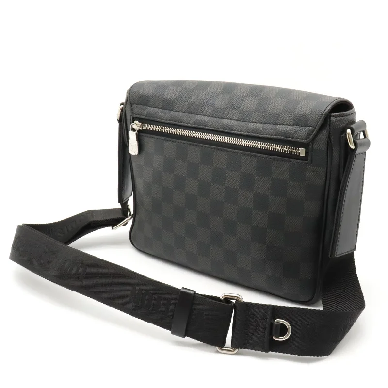 LOUIS VUITTON Damier District PM Shoulder Bag Messenger Bag  N42710