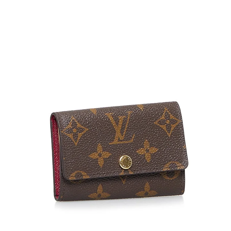 Louis Vuitton Monogram M60701 Keycase PVC/Leather Brown Fushai  Fushai