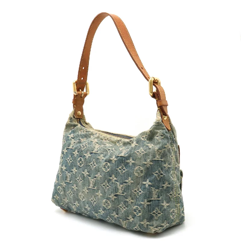 Louis Vuitton Monogram Denim Bag PM Shoulder Bag One Shoulder Semi Shoulder Shoulder Blue M95049