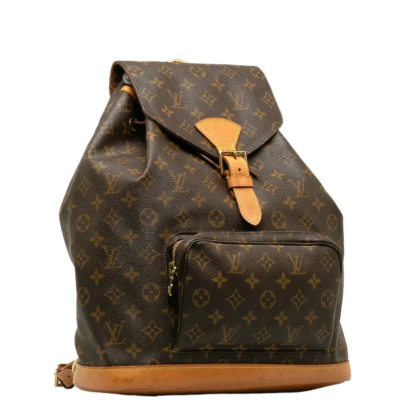 Louis Vuitton Monogram M51135  Daypack PVC/Leather Brown