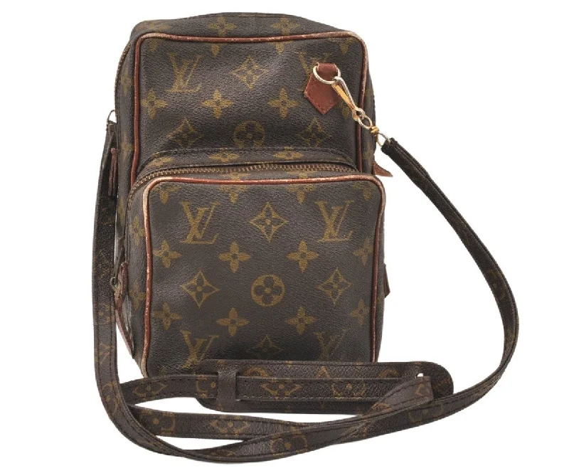 Authentic Louis Vuitton Monogram Amazone Shoulder Cross Body Bag Old Model 6015K