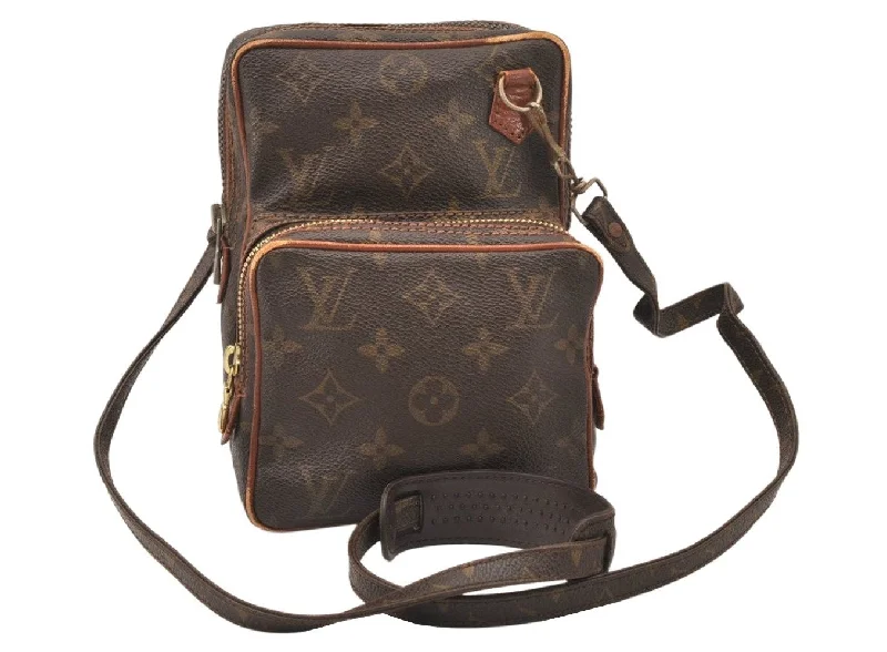 Authentic Louis Vuitton Monogram Amazone Shoulder Cross Body Bag Old Model 6269K