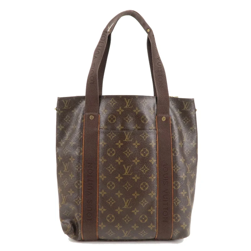 Louis Vuitton Monogram Cabas Beaubourg Tote Bag Brown M53013