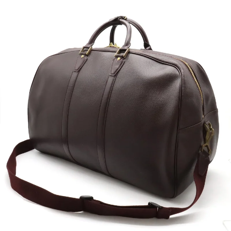 LOUIS VUITTON Kendall GM Boston Bag in Taiga Bordeaux M30116