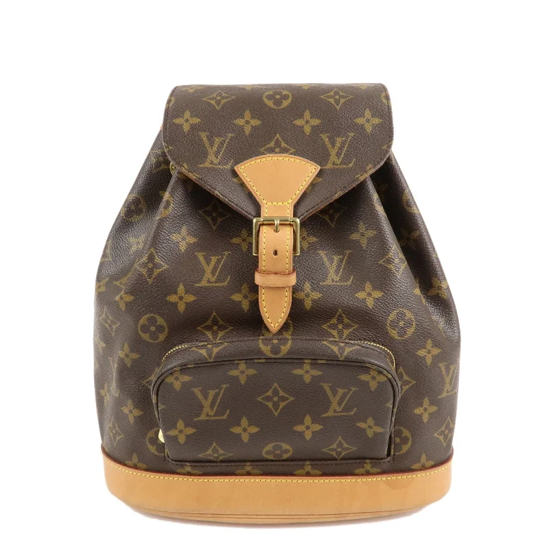 Louis Vuitton Monogram Montsouris MM Back Pack Bag M51136