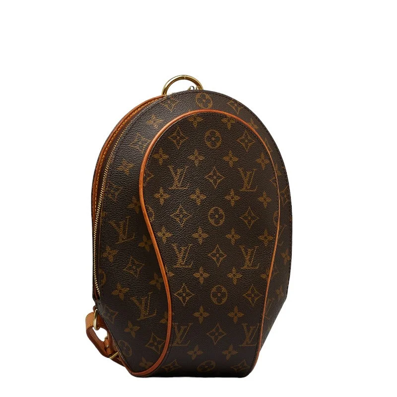 Louis Vuitton Monogram Elipse Bag Ad Rucksack M51125 Brown PVC Leather  Louis Vuitton