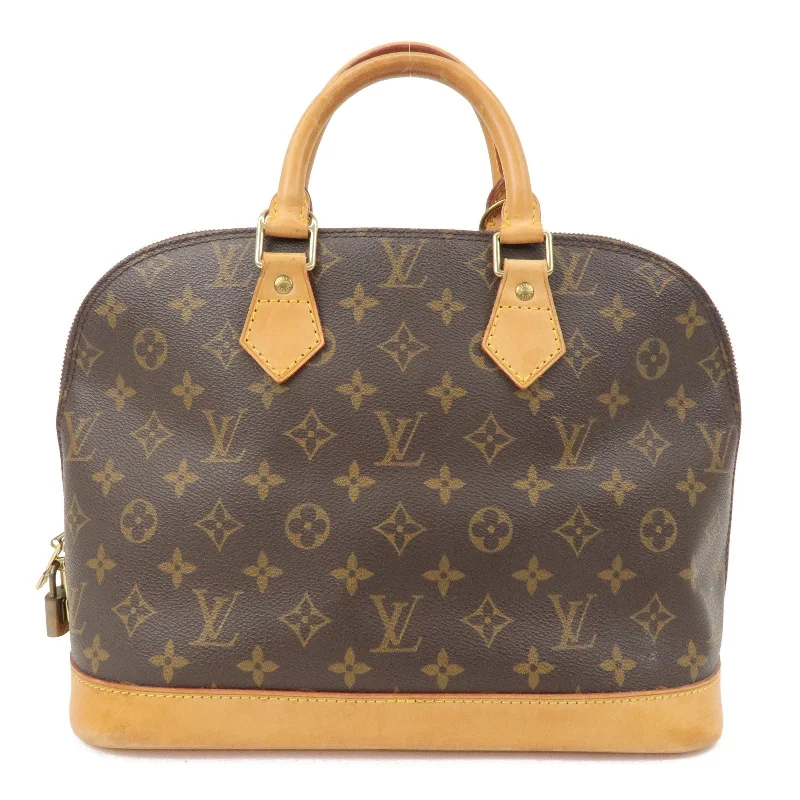 Louis Vuitton Monogram Alma Hand Bag Brown M51130