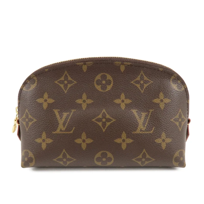 Louis Vuitton Monogram Pochette Cosmetic Pouch Brown M47515