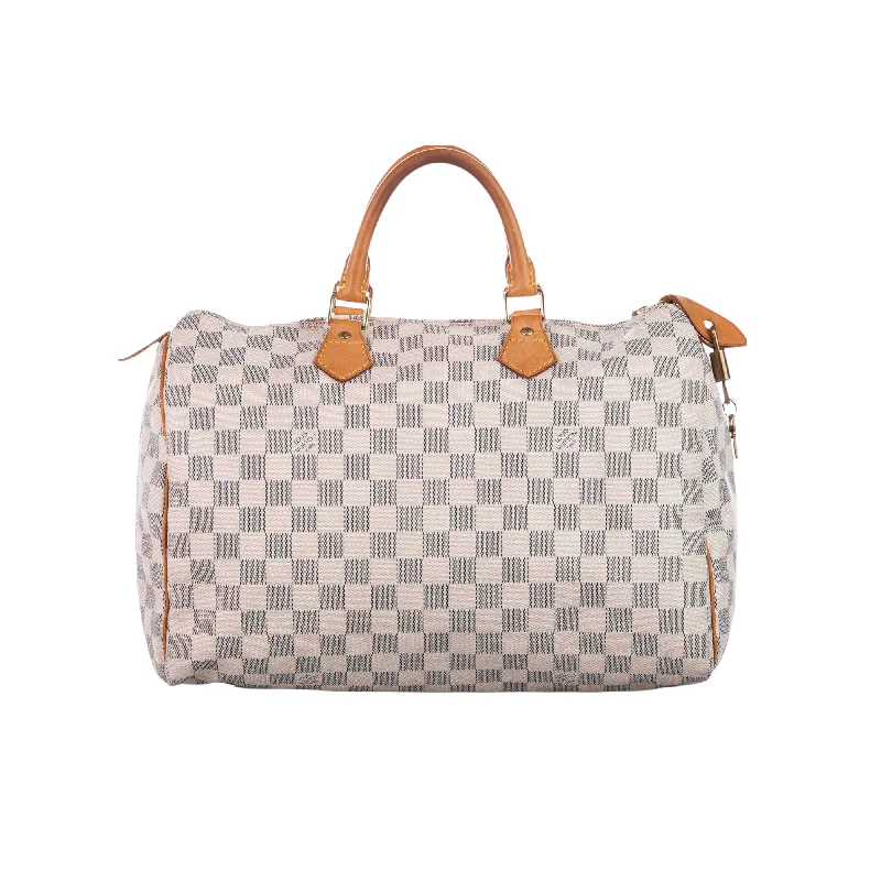 Damier Azur Speedy 35 White