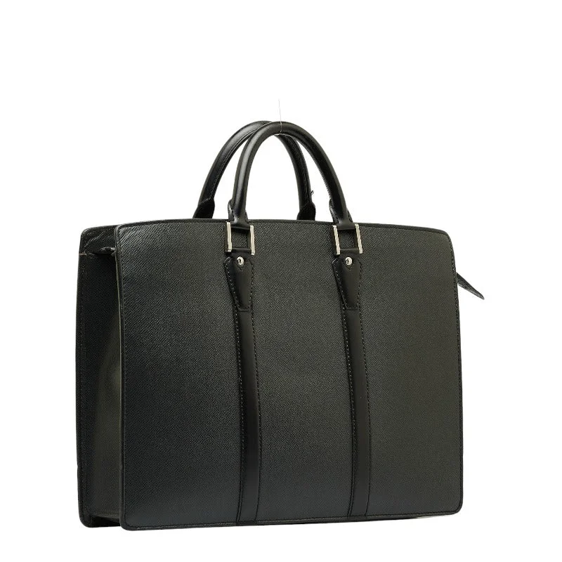 Louis Vuitton Porte Document Business Bag in Taiga Black M30052