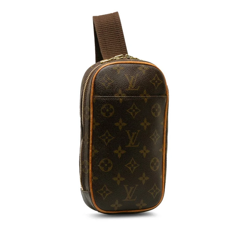 Louis Vuitton Monogram M51870 Body Bag Leather Brown