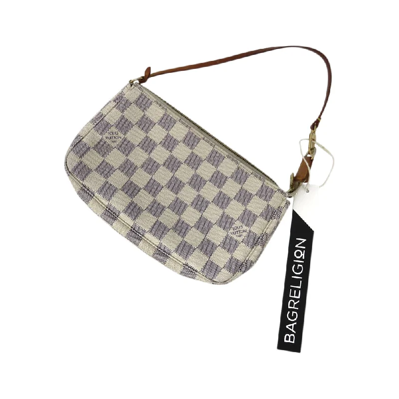 Pochette in Damier Azur