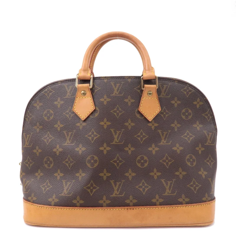 Louis Vuitton Monogram Alma Hand Bag Brown M51130