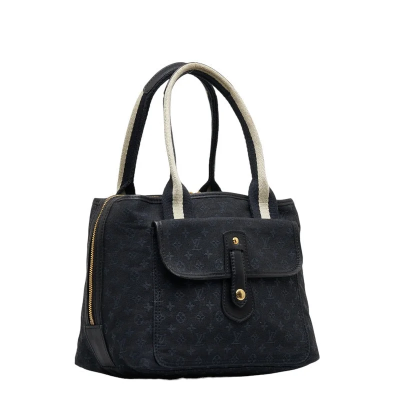 Louis Vuitton Monograms Mini Handbags Linen/Laser TST Blue Ladies Ladies