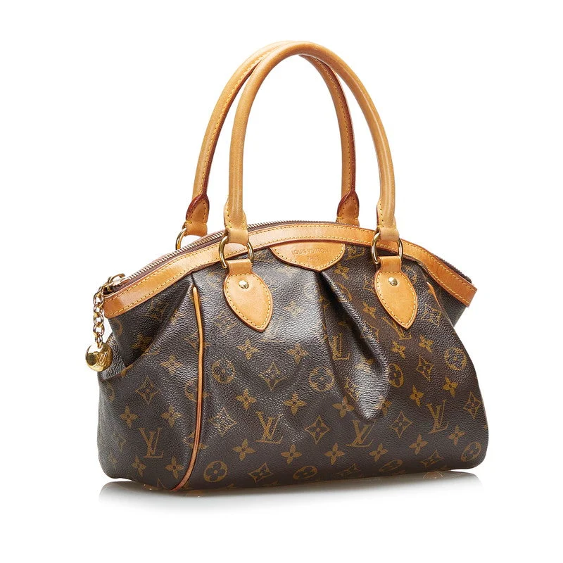 Louis Vuitton Monograms M40143 Handbag Leather Brown