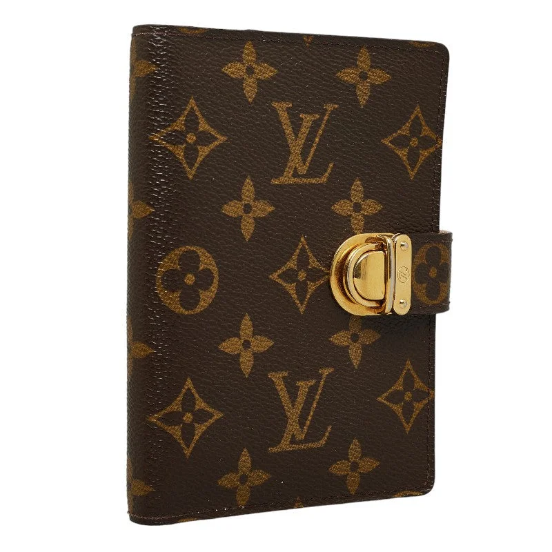 Louis Vuitton Monogram Agenda PM Koala Handbook Cover R21013 Brown PVC Leather  Louis Vuitton