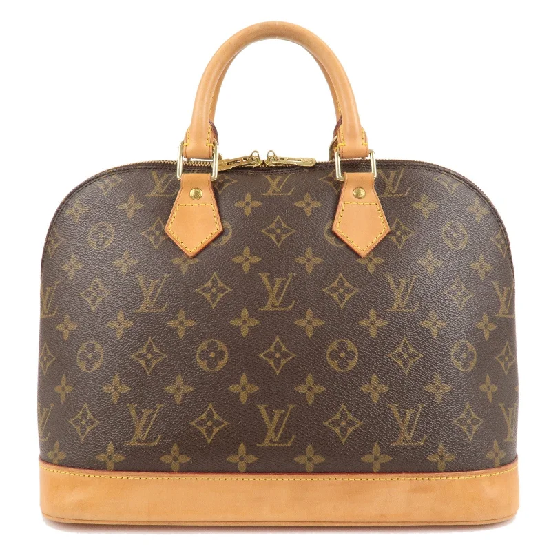 Louis Vuitton Monogram Alma Hand Bag Brown M51130