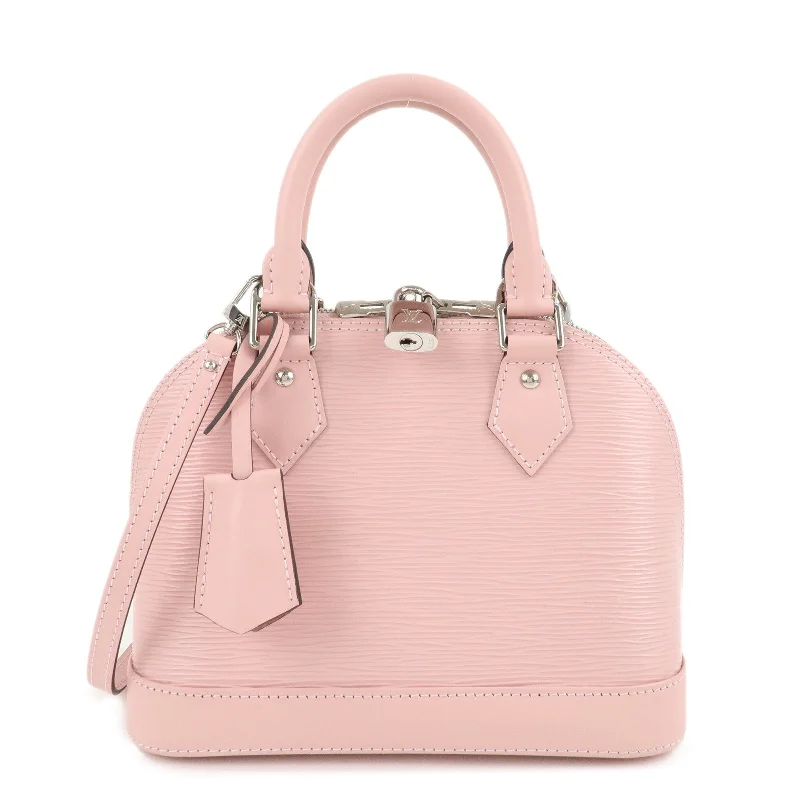 Louis Vuitton Epi Alma BB 2Way Hand Bag Rose Ballerine M41327