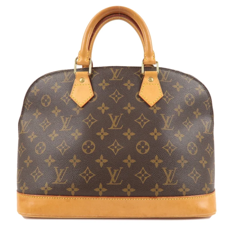 Louis Vuitton Monogram Alma Hand Bag Brown M51130