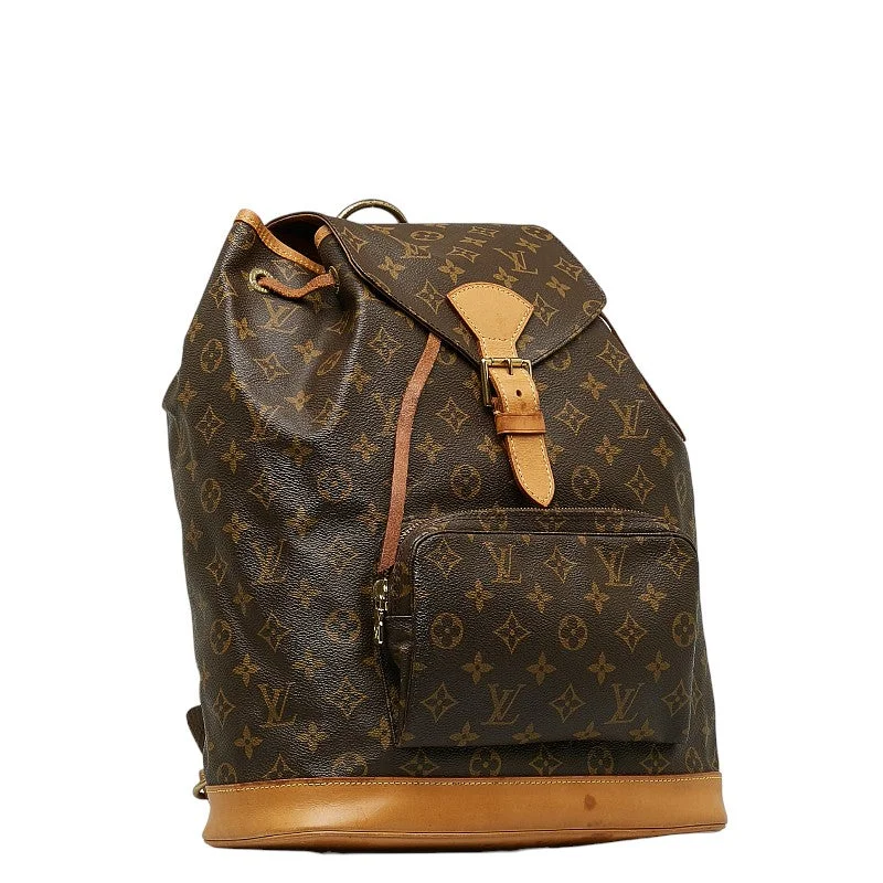 Louis Vuitton Monogram Monogram GM Lounge Backpack M51135 Brown PVC Leather Lady Louis Vuitton