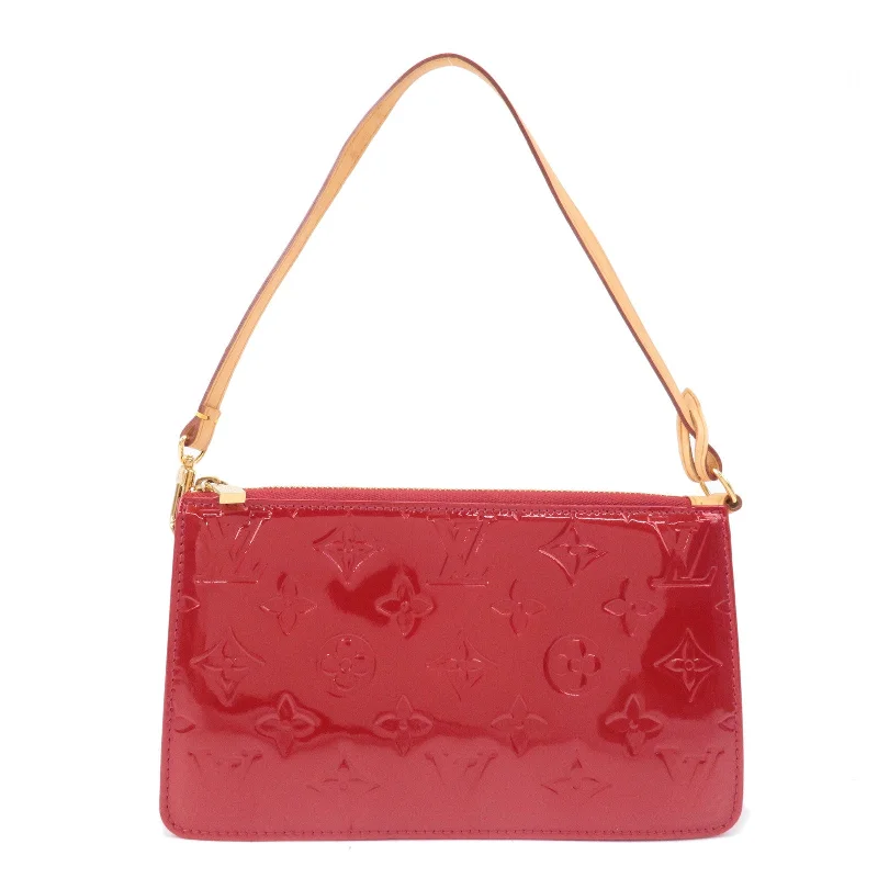 Louis Vuitton Monogram Vernis Lexington Hand Bag Red M93525