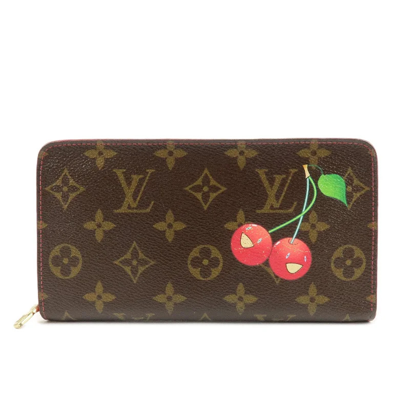 Louis Vuitton Monogram Cherry Porte Monnaie Zip Long Wallet M95006