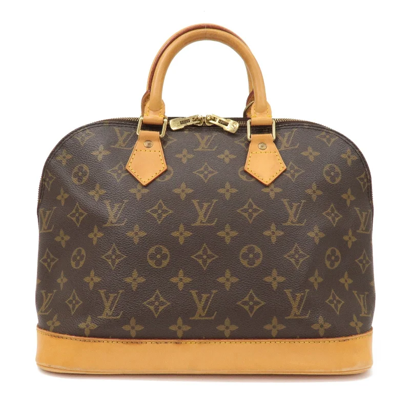 Louis Vuitton Monogram Alma Hand Bag Brown M51130