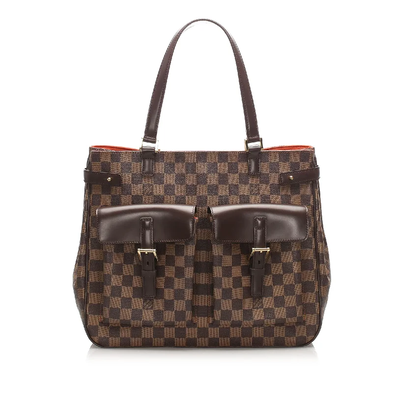 Damier Ebene Uzes Canvas Bag