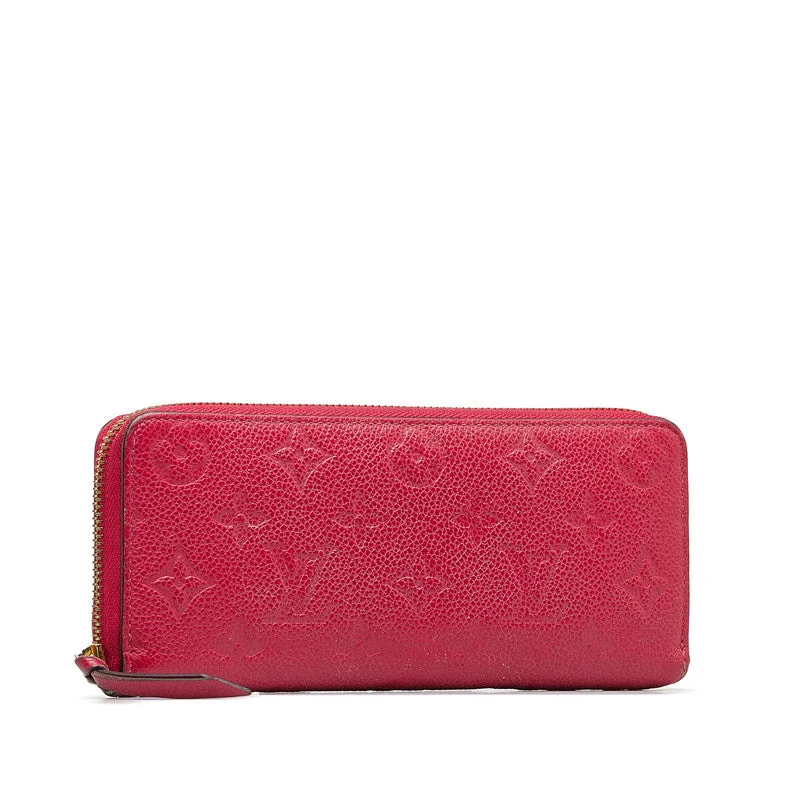 Louis Vuitton Monogram Amplant Portfolio Clemence Long Wallet M62535 Frigia Pink Carfresser Ladies Louis Vuitton