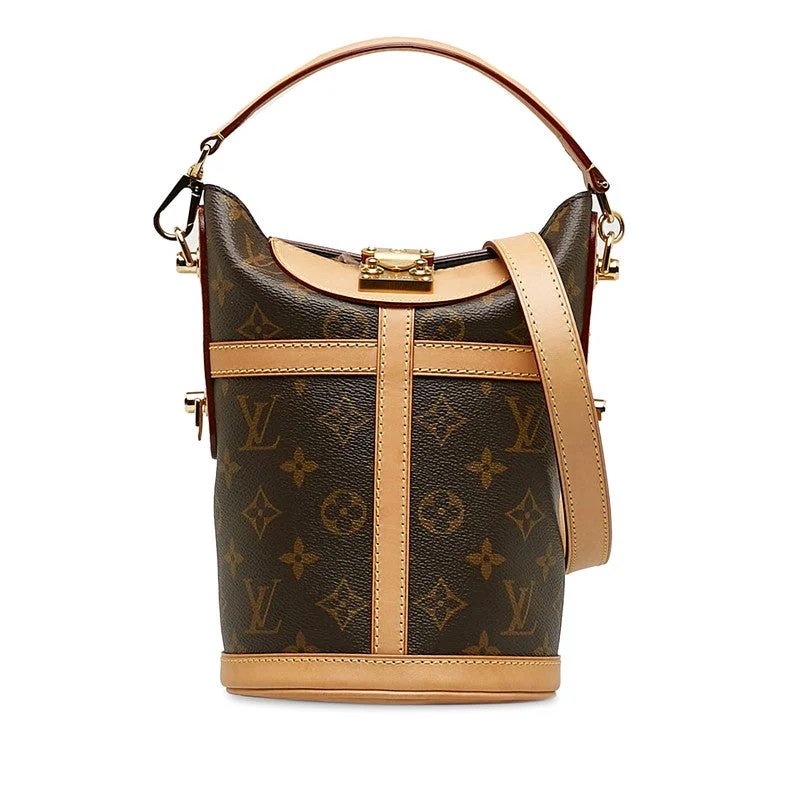 Louis Vuitton Monogram Handbag 2WAY M43587 Brown Leather  Louis Vuitton