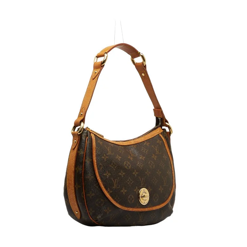 Louis Vuitton Monogram M40076 Shoulder Bag PVC/Leather Brown