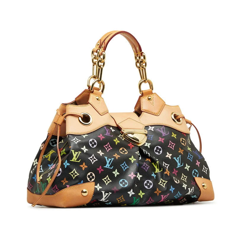 Louis Vuitton Multicolor Ursula Handbag M40124 Noir Black Multicolor PVC Leather  Louis Vuitton