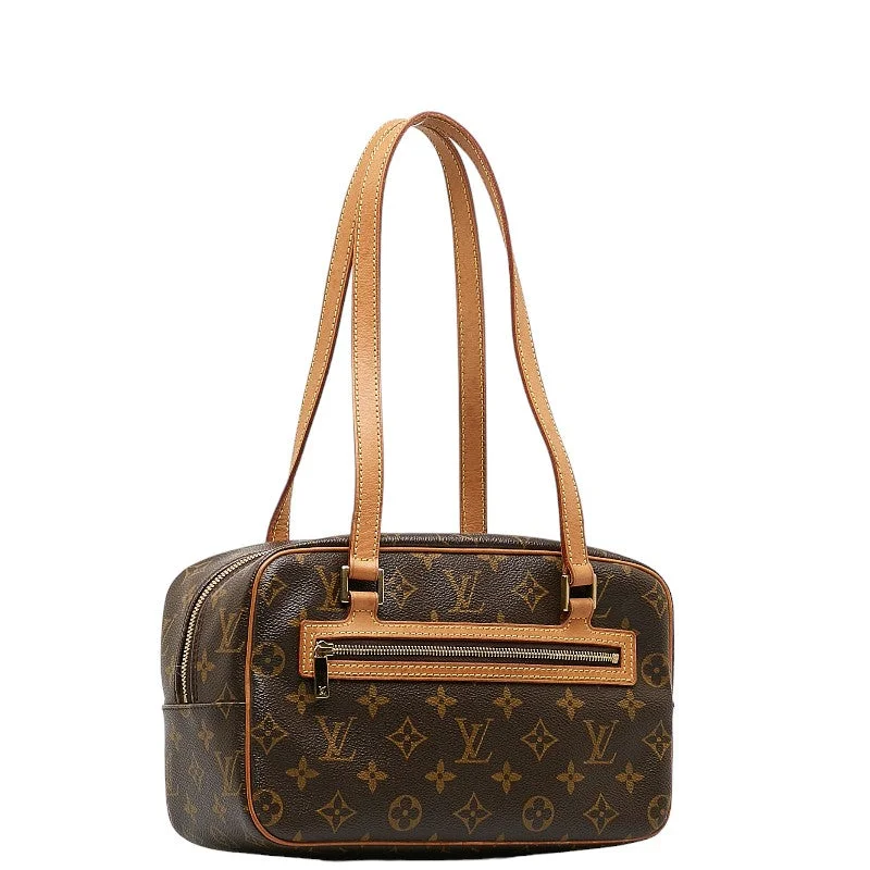 Louis Vuitton Monogram City MM M51182 Brown PVC Leather Lady Louis Vuitton