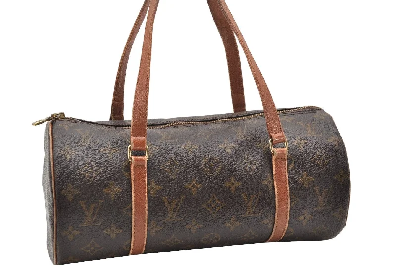 Authentic Louis Vuitton Monogram Papillon 30 Hand Bag Old Model LV 6124K