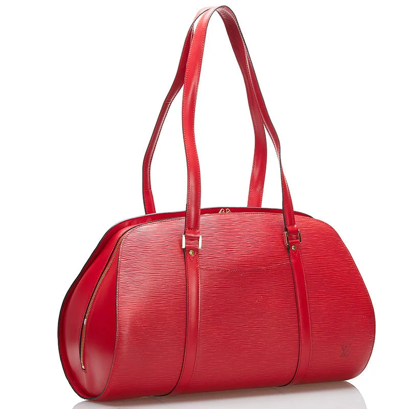 Louis Vuitton M42867 Boston Bag Leather Castilian Red