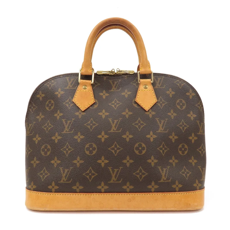 Louis Vuitton Monogram Alma Hand Bag Brown M51130