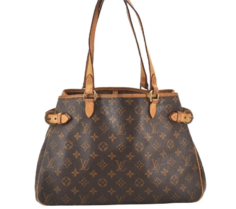 Authentic Louis Vuitton Monogram Batignolles Horizontal Tote Bag M51154 LV 6048K